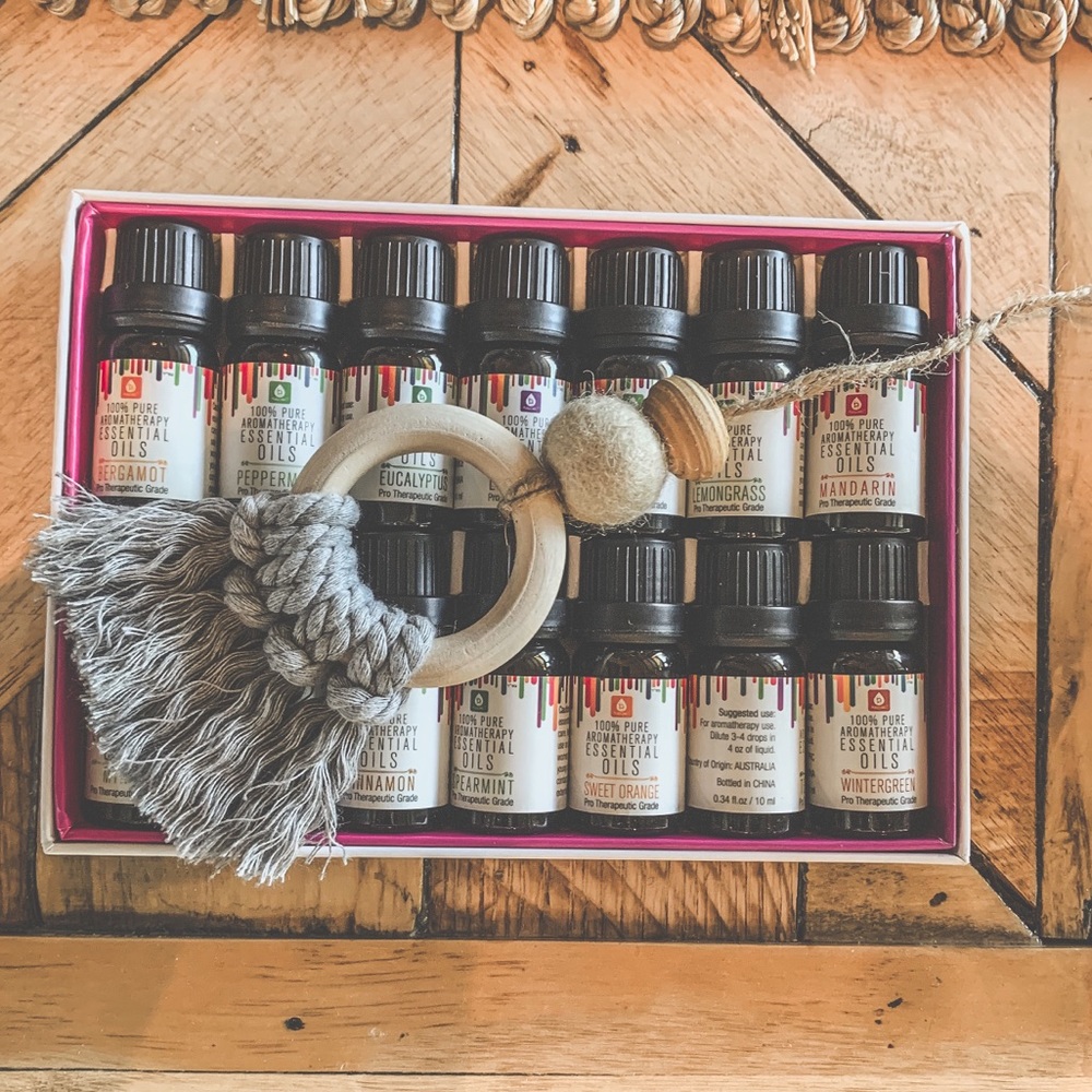 Macrame Aroma Therapy Essential Oil Car Diffuser
